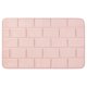 thumbnail image 1 of REGALWOVEN Alfombrilla de baño de espuma viscoelástica, alfombra de baño suave y absorbente, antideslizante, gruesa, de secado rápido, color rosa 16" x 24", 1 of 6