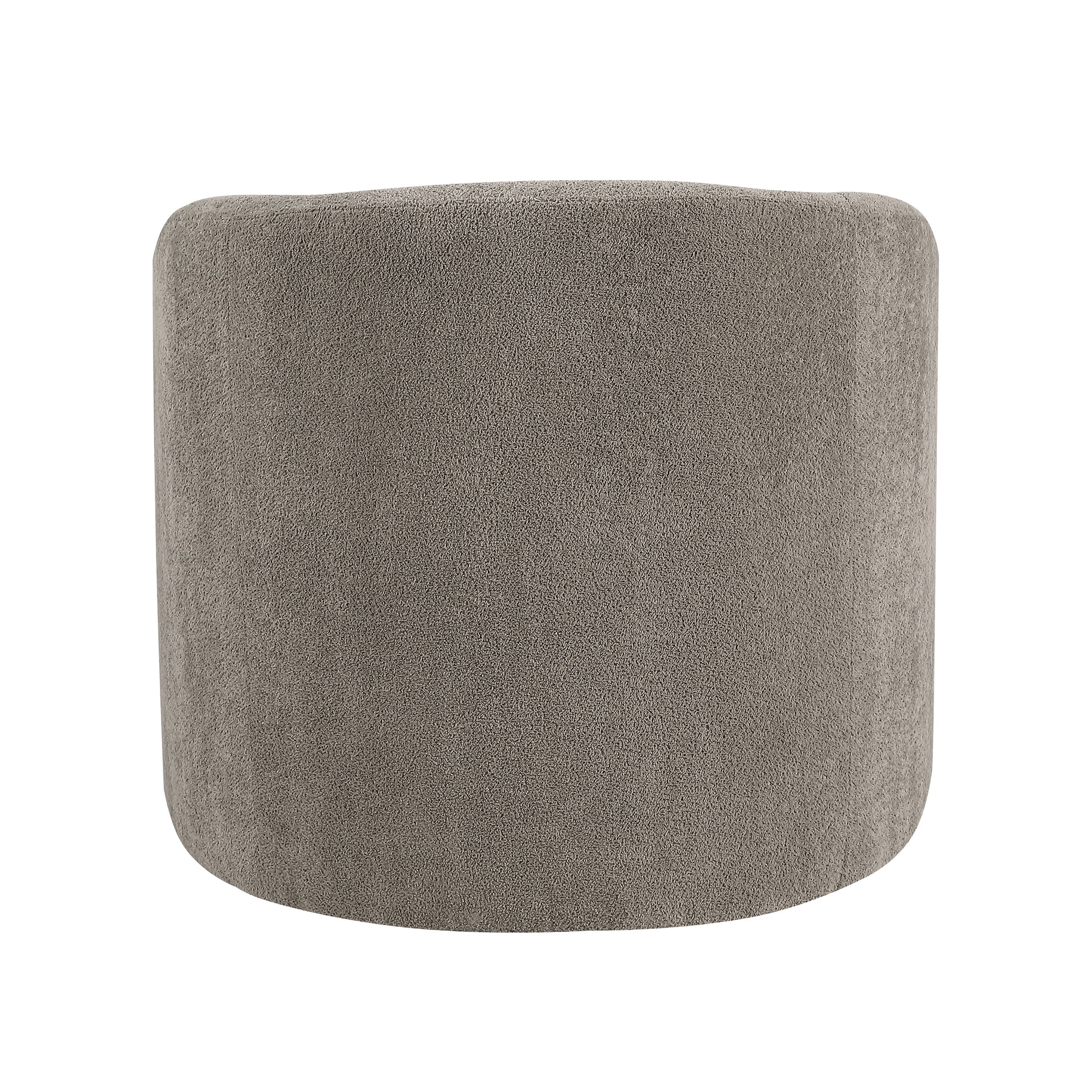 OakvillePark Lomi Contemporary Microfiber Swivel Chair, Grayish Brown