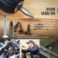 thumbnail image 5 of Tornillo Autotaladrante para Metal con Punta 100 Tornillos Cabeza Avellanada - Ø4,2x16mm Acero Zincado - para Tornillos Autotaladrantes para Metal, Chapa Corrugada para Techos, Chapa de Acero, 5 of 5