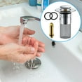 thumbnail image 2 of OEFNTAC Sink Drain Strainer Bathroom Kitchen Sink Drain Strainer with Removable Stainless Steel Filter Basket Hair Catcher Universal Basin Replacable Sink Strainer, 2 of 7
