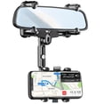 thumbnail image 4 of Soporte para teléfono con espejo retrovisor para automóvil que gira 360°, 4 of 9