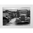 thumbnail image 3 of Erin Berzel 4x24 White Modern Wood Framed Wall Art Titled - Antique Car Graveyard II, 3 of 5