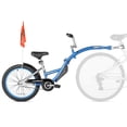 thumbnail image 2 of Kent WeeRide Pro Pilot Lightweight Aluminum Tandem Bike Trailer Attachment, Blue, 2 of 5