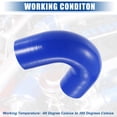 thumbnail image 5 of Unique Bargains 51mm 2.01" 135 Degree Elbow Silicone Reducer Hose Pipe Bend Turbo Water Intercooler Blue, 5 of 6
