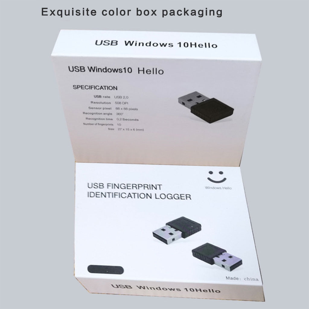 Buy booyou usb fingerprint reader security key for windows 10 dongle