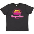thumbnail image 3 of Inktastic Summer Enjoy the Sunshine Huntington Beach California Pink Youth T-Shirt, 3 of 5