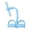 Blue, variant on 8-Strand Heavy Duty Abdominal Crunch Fitness Equipment - Pedal Ankle Puller with Handles for Abdomen, Waist, Arm, Leg Stretching