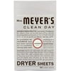 Mrs. Meyer's Clean Day - Dryer Sheets - Lavender - 80 Sheets