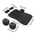 thumbnail image 6 of Car Inflatable Air Mattress, Portable Backseat Sleeping Bed with Pillows for SUV, Sedan, Travel Camping, Gray, 6 of 16