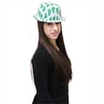 thumbnail image 1 of CoverYourHair am589 Plastic Shamrock Print Derby Hats, 1 of 1