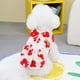thumbnail image 1 of Ropa para mascotas, ropa para perros, ropa de otoño e invierno, ropa para mascotas de gato de peluche, ropa de invierno con flores de cinco hojas y vellón, 1 of 5