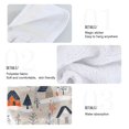 thumbnail image 2 of Yayeee Kitchen Hanging Hand Towels Set of 2 with Loop Bathroom Absorbent Tie Towel, Cartoon Gray Houses, 2 of 7