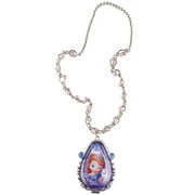 Disney Junior Jr Sofia the First Silver Princess Costume Amulet Necklace