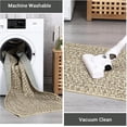 thumbnail image 2 of Memoryfield 8' x 10' Modern Braided Area Rug, Washable Floor Cover, Non-Slip Stain-Resistant Soft Rug for Living Room Bedroom Office, Linen, 2 of 9