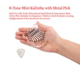 thumbnail image 4 of Kalimba Greeniant 8 teclas Acrílico transparente Instrumento musical para niños, 4 of 6