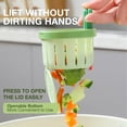 thumbnail image 3 of Cactus Kitchen Sink Drain Strainer – Press to Dump Waste Collector, Fun Sink Accessory for Home & Bathroom (Yellow,1PC), 3 of 7