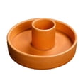 thumbnail image 1 of Soporte de salvia para quemador de incienso, adorno de regalo de inauguración de la casa, quemador de incienso redondo para dormitorio, sala de estar Naranja, 1 of 8