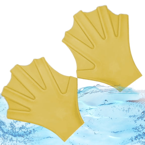 AOKAILA Swimming Paddles for Hands Silicone Fins Flipper Gloves Duck Paw Hand Paddles Buoyancy Aid for Diving Beach Snorkeling Workout Competition Sports Accessories benefit