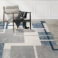 thumbnail image 6 of Gertmenian Ethan Abstract Geo Modern Geometric Blue Indoor Area Rug, 9x13, 6 of 7