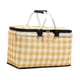 thumbnail image 3 of Cesta organizadora para picnic, bolsa para el almuerzo, plegable, portátil, para entrega de alimentos, bolsa térmica para el hogar, playa, camping, Amarillo, 3 of 9