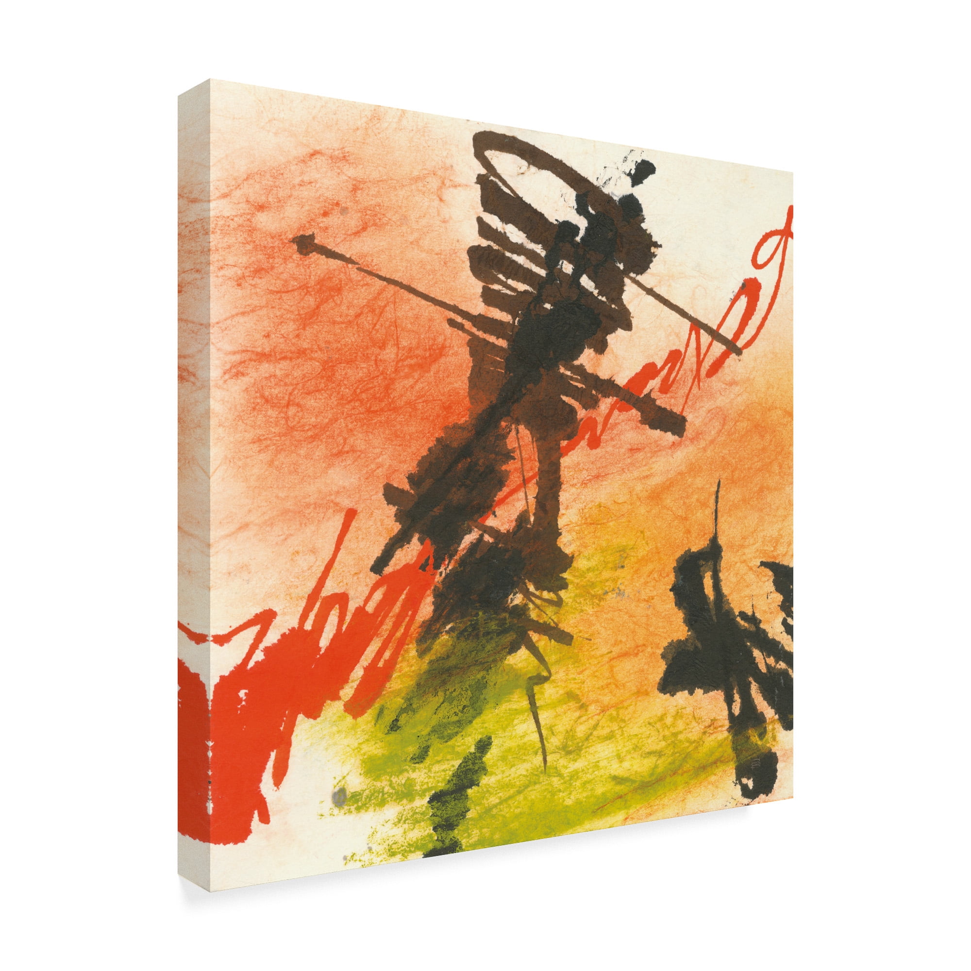 Trademark Fine Art 'Graffiti Orange I' Canvas Art by Chris Paschke