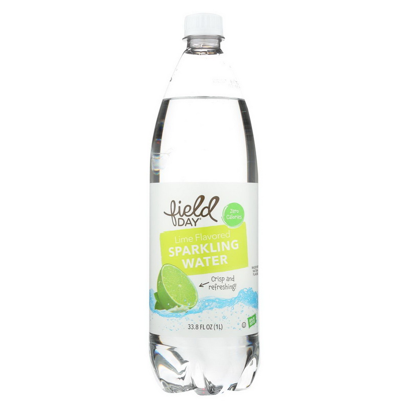 Field Day Lime Flavored Sparkling Water Sparkling Water Case Of 12
