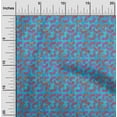 thumbnail image 1 of oneOone Cotton Poplin Medium Blue Fabric Batik Dress Material Fabric Print Fabric By The Yard 42 Inch Wide, 1 of 4