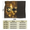 thumbnail image 3 of Bendy And The Ink Machine Blanket, Horror Game Throw Blanket For Bed Sofa Couch, Super Soft Flannel Blanket For Bedroom Livingroom, 80"X60", 3 of 9