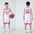 thumbnail image 5 of 1 Pcs Basketball Uniform Set No. 23 Bulls Michael Jordan, 5 of 5
