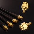 thumbnail image 5 of Uxcell SMA Female Crimp Connector,20 Pcs Straight Plug Crimp RF Connector SMA-KY-1.5 for RG174 RG316 RG188 RG188A LMR100 Coaxial Cable, 5 of 6