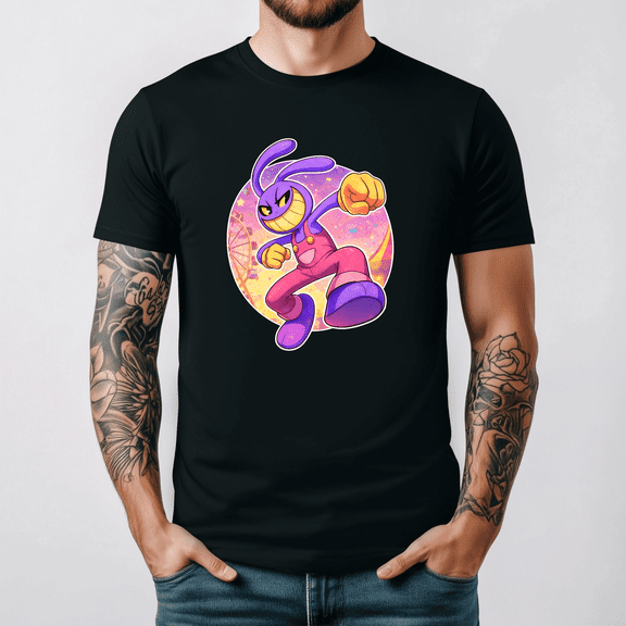 Digital Circus Jax Premium Extended Sizes Graphic Apparel Tee V25733,Unisex S- 5XL