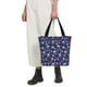 thumbnail image 5 of Disketp purple Skull flower Bolsa de Hombro Casual para Mujer, Bolso Cruzado para Compras, Viajes y Uso Diario, 5 of 6