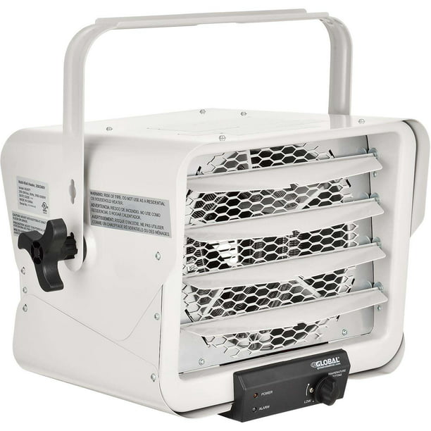 Electric Garage Unit Heater 5000 Watt, 120v Electric Garage Heater With Thermostat And Timer