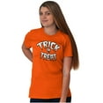 thumbnail image 4 of Classic Halloween Trick or Treat Plus Size Crewneck Graphic Tee Shirt Brisco Brands 5X, 4 of 5
