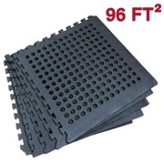 Interlocking foam floor mats
