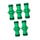 thumbnail image 5 of Conector de la manguera de jardín de 5x accesorios a prueba de fugas Conexión rápida Conector masculino doble para el de riego de jardín al Verde, 5 of 9