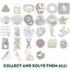 thumbnail image 3 of Rompecabezas BePuzzled Delta Hanayama Metal de nivel 3, 3 of 5