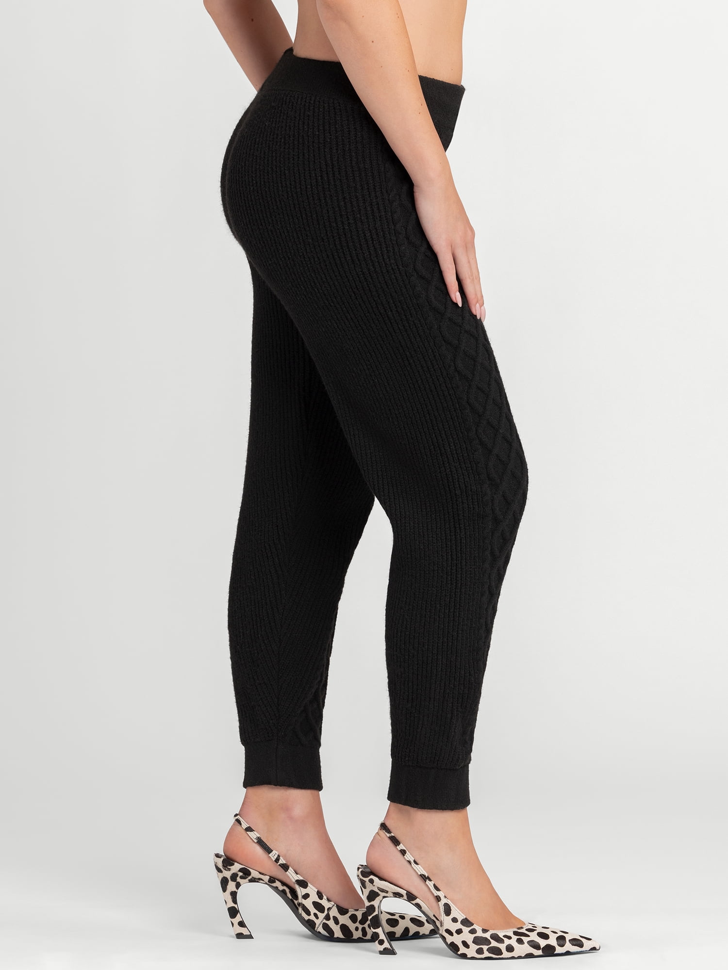 Jessica Simpson Women's Baela Sweater Jogger Pants, 27.5" Inseam, Sizes XS-XXL