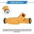thumbnail image 5 of Unique Bargains Fuel Injector No.F6VZ-9F593-AA Fuel Injection Nozzle for Jeep Cherokee 1989-1998 4.0L Yellow, 5 of 7