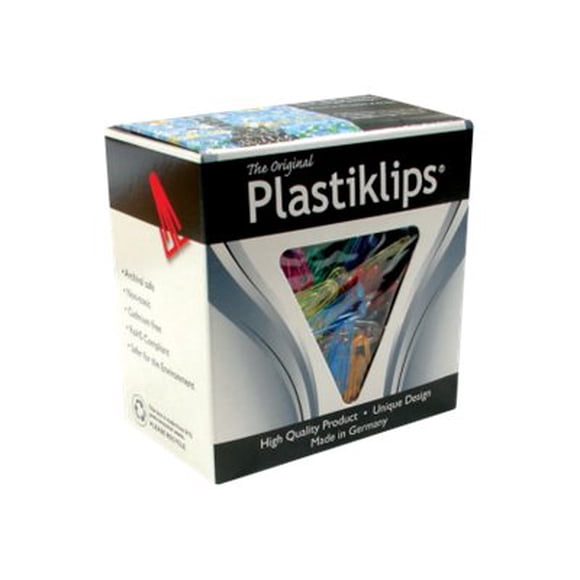 Baumgartens Plastiklips Pinces à Papier, Couleurs Assorties, 315 Unités