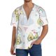 thumbnail image 1 of Fotbe Green Blue Avocado Camisa Estampada de Manga Corta para Hombre, Casual de Verano, Estilo Playero, Sin Arrugas-XX-Large, 1 of 5