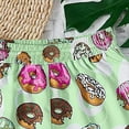 thumbnail image 5 of Tiijoy Toddler Boys Summer Casual Shorts Doughnut Print Pull-On Skimmer Shorts, Sizes 2-3, 5 of 6