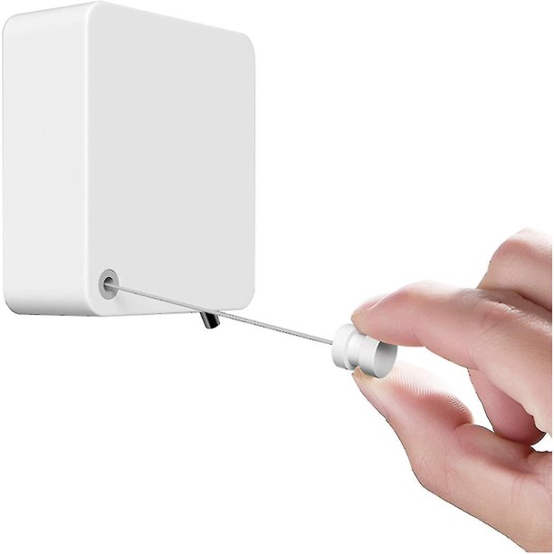 Tendedero retráctil Tendedero para exteriores Montado en la pared Fácil instalación Tendedero de acero inoxidable de 4,8 m Carga máxima ajustable 20 kg para balcón interior (h