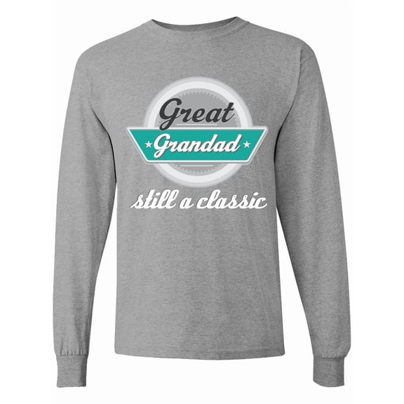 Inktastic Great Grandad Funny Grandfather Long Sleeve T-Shirt