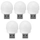 thumbnail image 2 of Luces Nocturnas LED ANGGREK 5 Uds USB Ahorro de Energía, 2 of 8