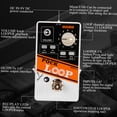thumbnail image 2 of POCK LOOP Looper Guitar Effect Pedal 11 Loopers Max.330mins Recording Time Supports 1/2 & 2X Speed Playback Reverse Functions True Bypass, 2 of 7