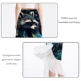 thumbnail image 2 of Raccoon Stylish Chiffon Beach Dresses with Polyester Straps for Women - Summer Dresses, 2 of 6