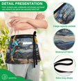 thumbnail image 4 of Yayeee Waist Apron with Pockets for Cooking Waterproof Half Server Aprons, Swirling Starry Sky, 4 of 7