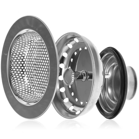 

1 Set Sink Filter Sink Drain Basket Stainless Steel Hair Catcher Accessory