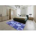 thumbnail image 5 of Ahgly Company Machine Washable Indoor Rectangle Transitional Blue Area Rugs, 4' x 6', 5 of 7